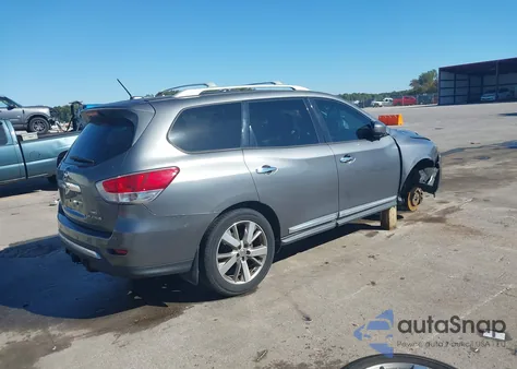 2015 Nissan Pathfinder Platinum из США, поврежденный, VIN 5N1AR2MMXFC716961